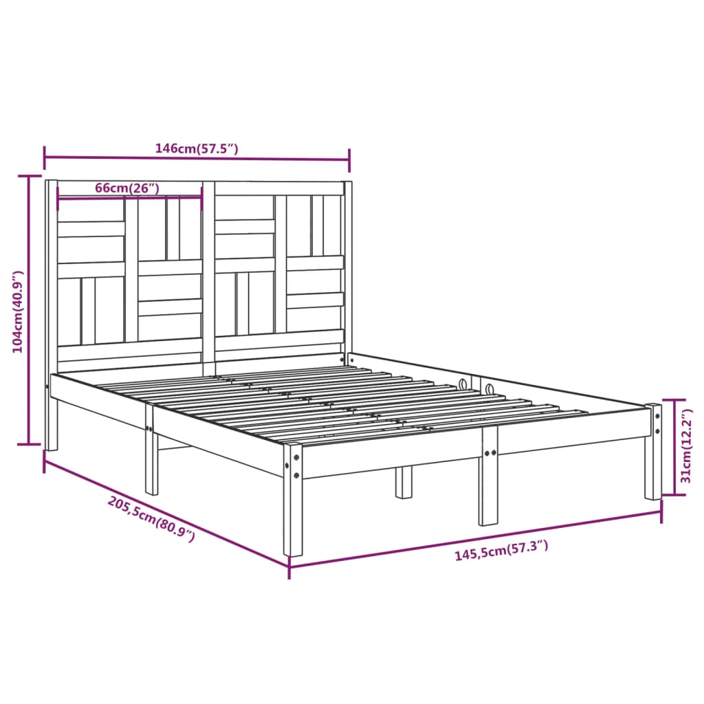 Giroletto in Legno Massello 140x200 cm cod mxl 62572