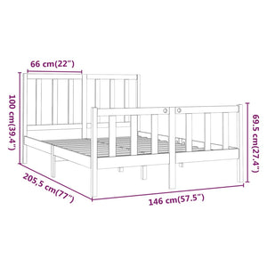 Giroletto in Legno Massello di Pino 140x200 cm cod mxl 53731