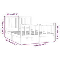 Giroletto in Legno Massello di Pino 160x200 cm cod mxl 61601