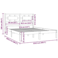 Giroletto Miele in Legno Massello di Pino 120x200 cm cod mxl 53759