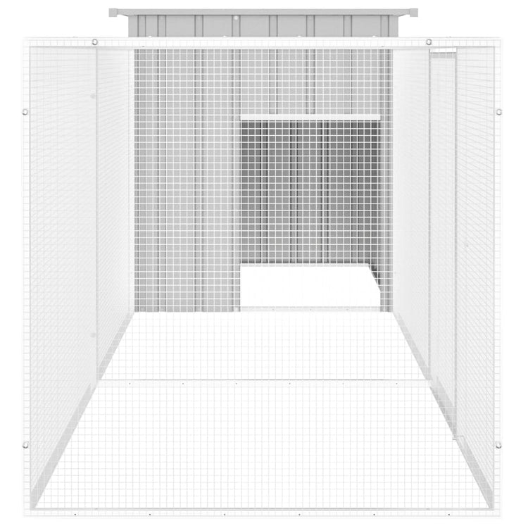 Gabbia per Polli Grigia 300x91x100 cm Acciaio Zincato cod mxl 52864