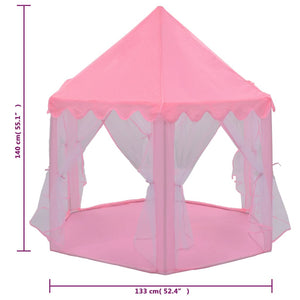 Tenda da Gioco Principessa con 250 Palline 133x140 cm Rosa