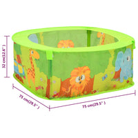 Piscina con 300 Palline per Bambini 75x75x32 cm 3107718