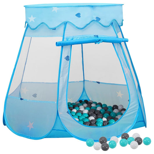 Tenda da Gioco per Bambini Blu con 250 Palline 102x102x82 cm cod mxl 76494