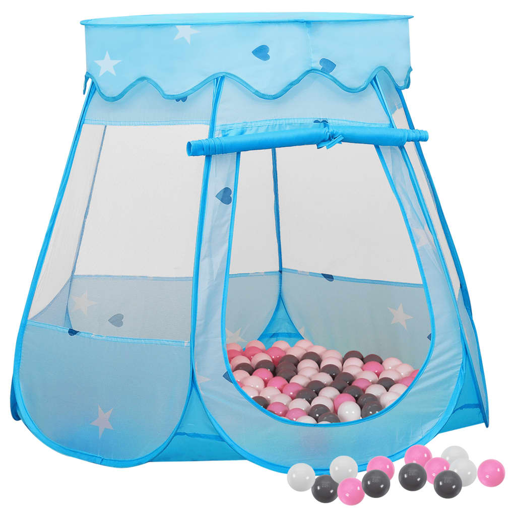 Tenda da Gioco per Bambini Blu con 250 Palline 102x102x82 cm cod mxl 72291