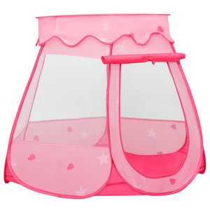 Tenda da Gioco per Bambini Rosa con 250 Palline 102x102x82 cm 3107725