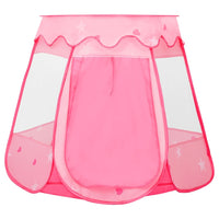 Tenda da Gioco per Bambini Rosa con 250 Palline 102x102x82 cm 3107726