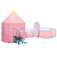 Tenda da Gioco per Bambini Rosa con 250 Palline 301x120x128 cm 3107737