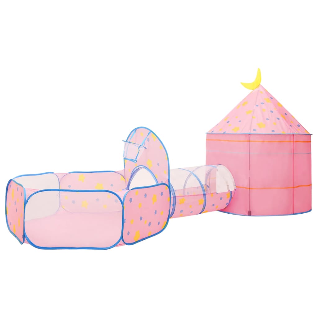 Tenda da Gioco per Bambini Rosa con 250 Palline 301x120x128 cm 3107737