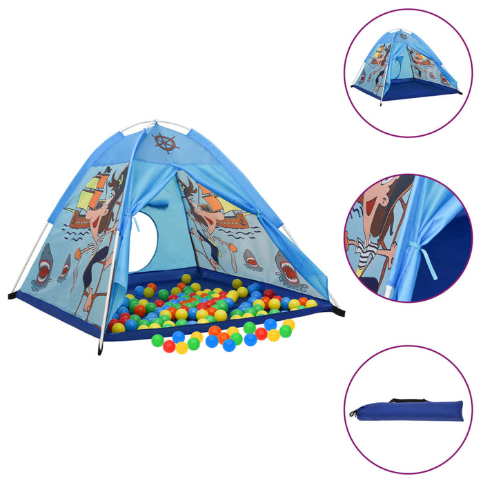 Tendada Gioco per Bambini Blu con 250 Palline 120x120x90 cmcod mxl 126569