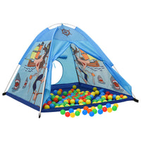 Tendada Gioco per Bambini Blu con 250 Palline 120x120x90 cmcod mxl 126569