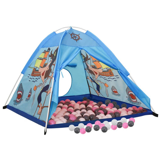 Tenda da Gioco per Bambini Blu con 250 Palline 120x120x90 cm cod mxl 72751