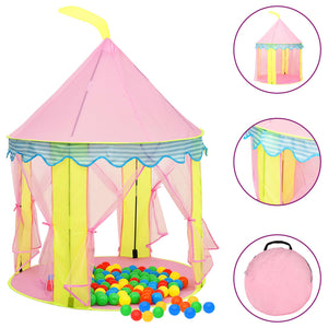 Tenda da Gioco per Bambini Rosa con 250 Palline 100x100x127 cm 3107745