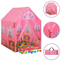 Tenda da Gioco per Bambini Rosa con 250 Palline 69x94x104 cm