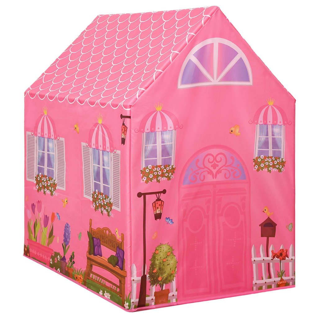 Tenda da Gioco per Bambini Rosa con 250 Palline 69x94x104 cm 3107749