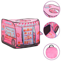 Tenda da Gioco per Bambini Rosa con 250 Palline 70x112x70 cm