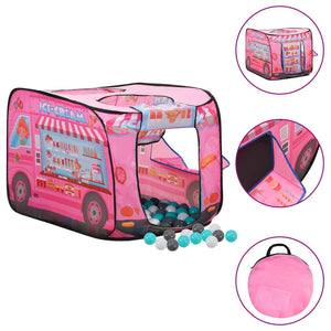 Tenda da Gioco per Bambini Rosa con 250 Palline 70x112x70 cm 3107752