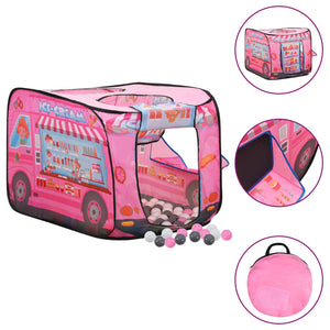 Tenda da Gioco per Bambini Rosa con 250 Palline 70x112x70 cm 3107753