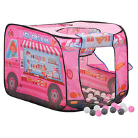 Tenda da Gioco per Bambini Rosa con 250 Palline 70x112x70 cm 3107753