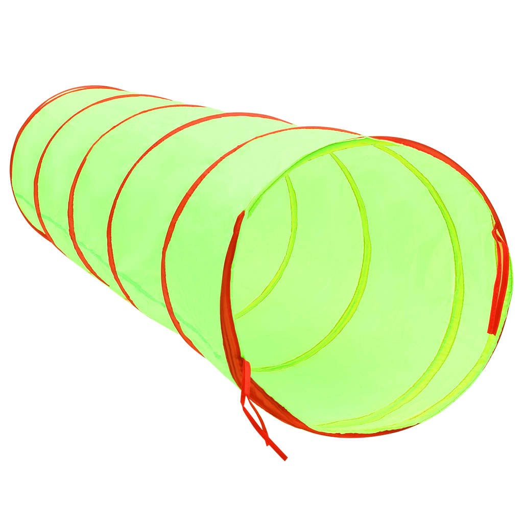 Tunnel da Gioco per Bambini 250 Palline Verde 175 cm Poliestere 3107758