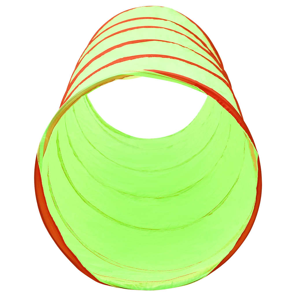 Tunnel da Gioco per Bambini 250 Palline Verde 175 cm Poliestere 3107758