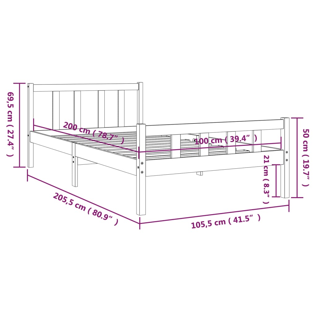 Giroletto in Legno Massello 100x200 cm cod mxl 60609