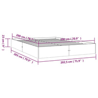 Giroletto in Legno Massello 200x200 cm cod mxl 63529