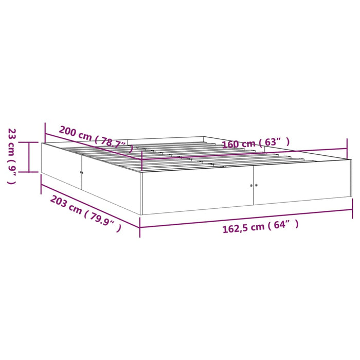 Giroletto in Legno Massello 160x200 cm cod mxl 53308