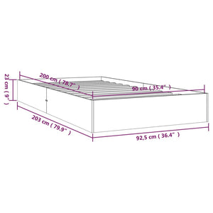 Giroletto in Legno Massello 90x200 cm cod mxl 64281