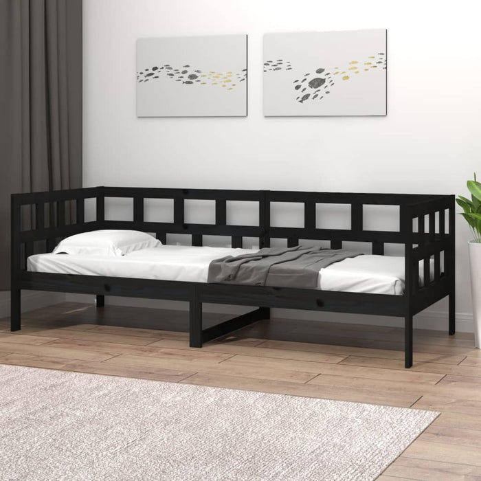 Dormeuse in Legno Massello di Pino Nero 80x200 cm cod mxl 56104