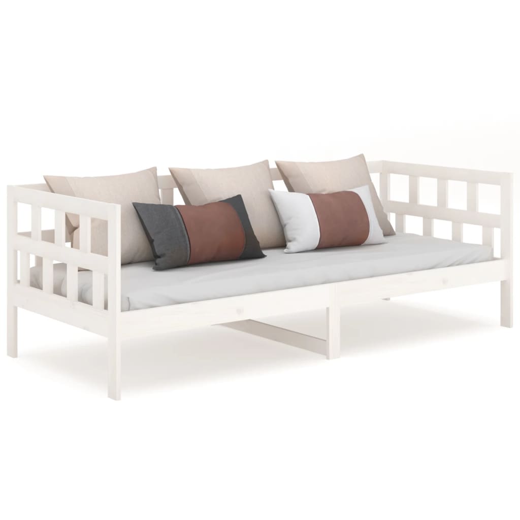 Dormeuse Bianca in Legno Massello di Pino 90x190 cm cod mxl 58594