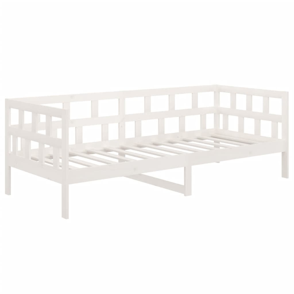 Dormeuse Bianca in Legno Massello di Pino 90x190 cm cod mxl 58594