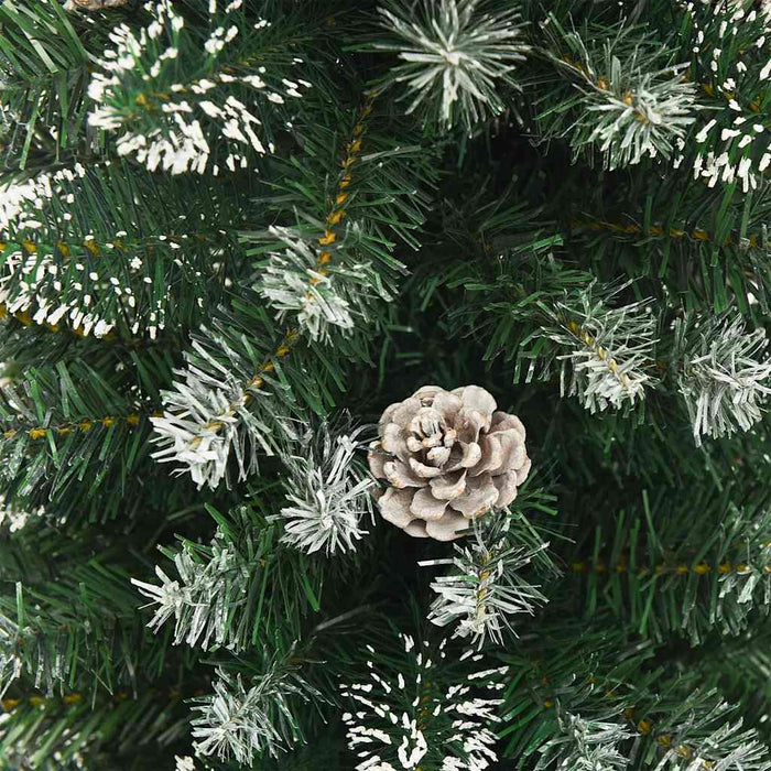 Albero di Natale Artificiale Sottile con Base 180 cm PVC 345166