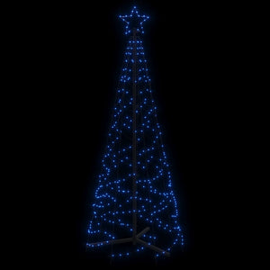 Albero di Natale a Cono Blu 200 LED 70x180 cm cod mxl 58580