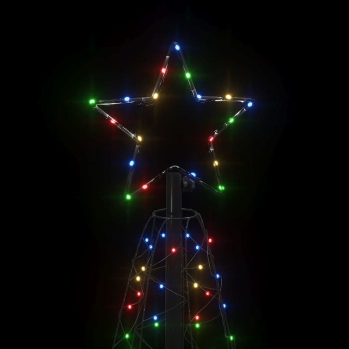 Albero di Natale a Cono Colorato 200 LED 70x180 cm cod mxl 58582