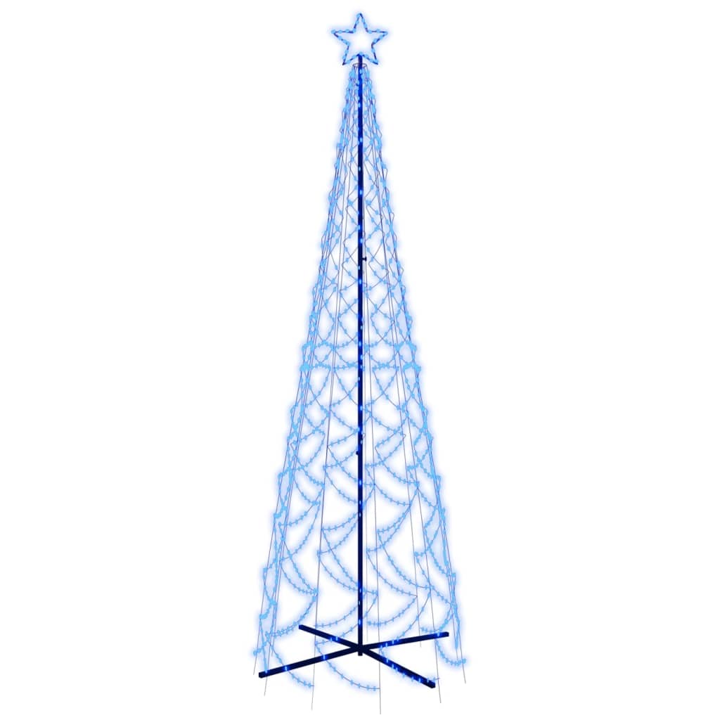 Albero di Natale a Cono Blu 500 LED 100x300 cm 343507