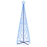 Albero di Natale a Cono Blu 500 LED 100x300 cm 343507