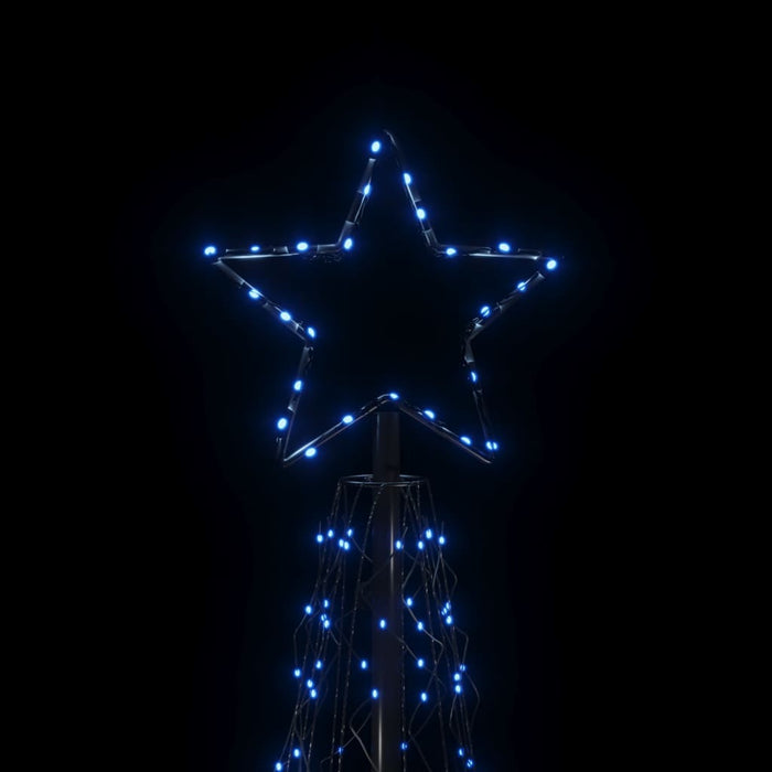 Albero di Natale a Cono Blu 500 LED 100x300 cm 343507