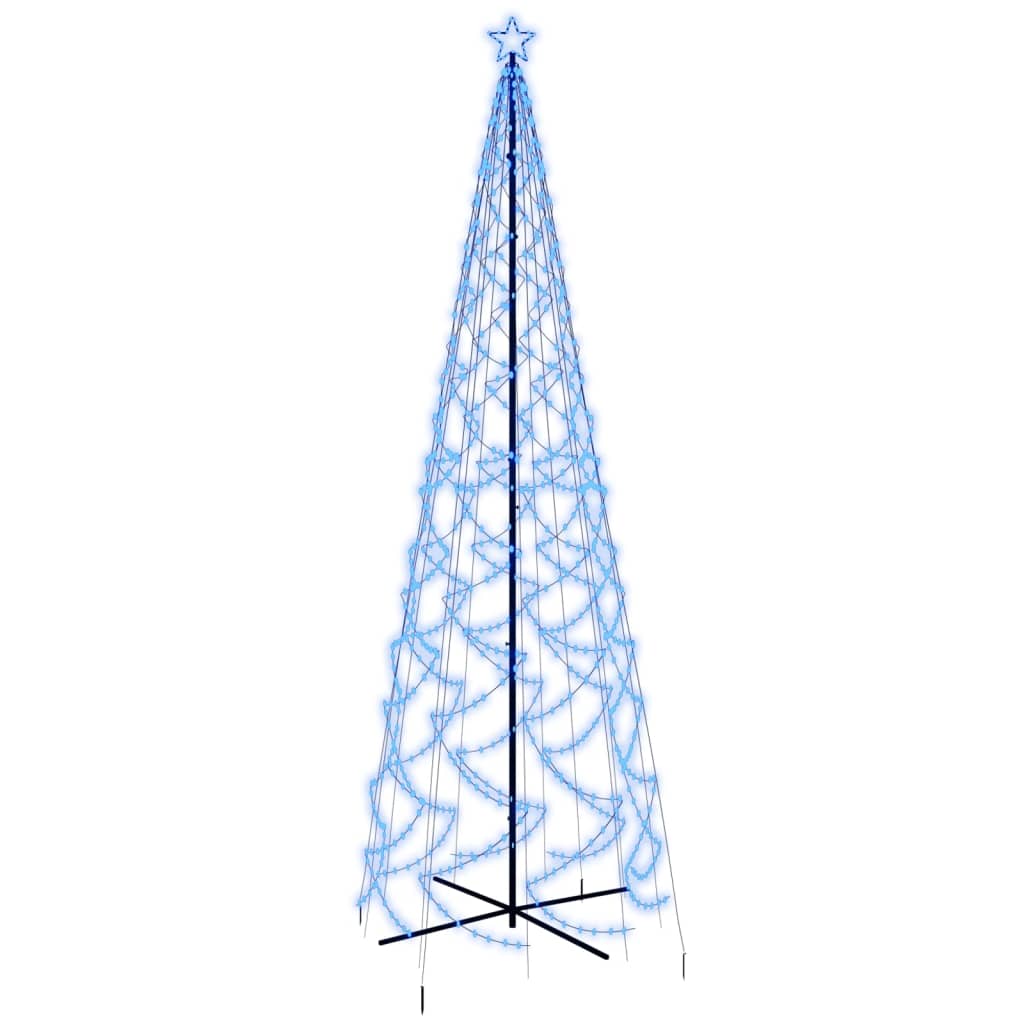 Albero di Natale a Cono Blu 1400 LED 160x500 cm 343511