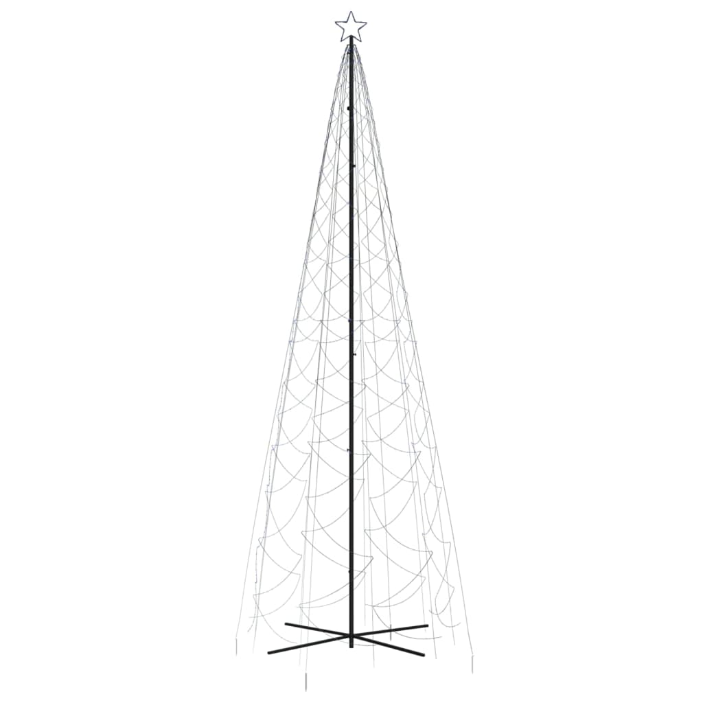 Albero di Natale a Cono Blu 1400 LED 160x500 cm 343511