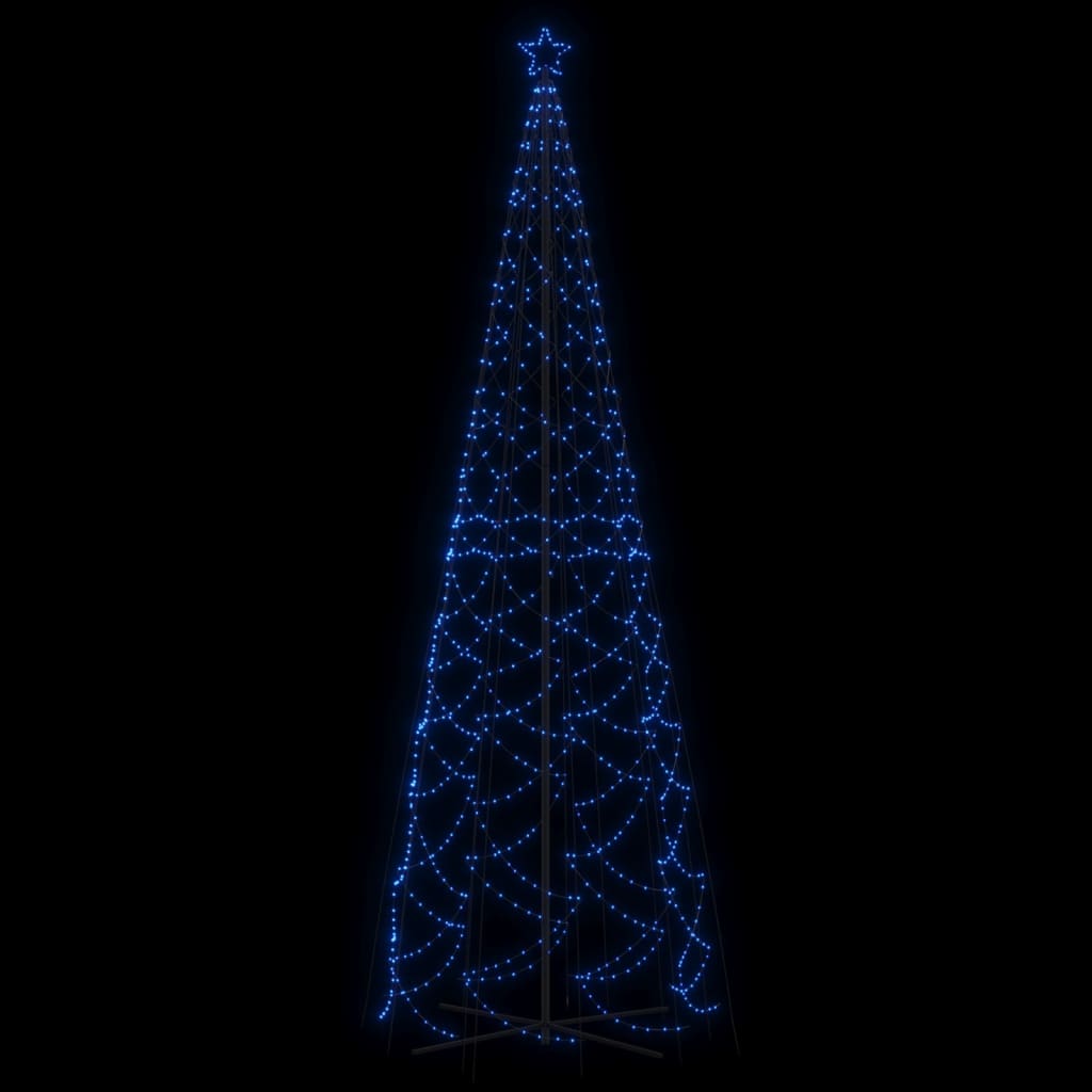 Albero di Natale a Cono Blu 1400 LED 160x500 cm 343511