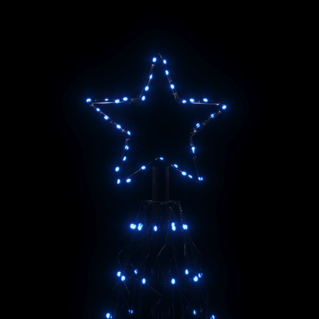 Albero di Natale a Cono Blu 1400 LED 160x500 cm 343511