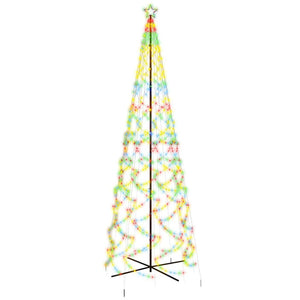 Albero di Natale a Cono Colorato 1400 LED 160x500 cm 343512