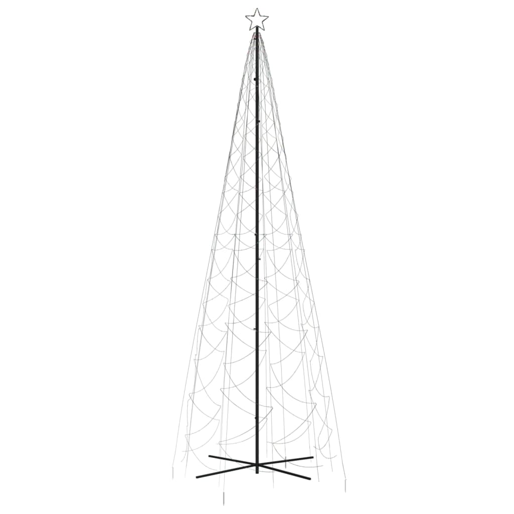 Albero di Natale a Cono Colorato 1400 LED 160x500 cm 343512