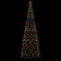 Albero di Natale a Cono Colorato 1400 LED 160x500 cm 343512