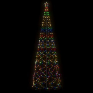 Albero di Natale a Cono Colorato 1400 LED 160x500 cm 343512