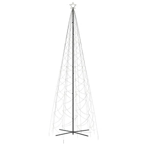 Albero di Natale a Cono Bianco Caldo 1400 LED 160x500 cm 343513