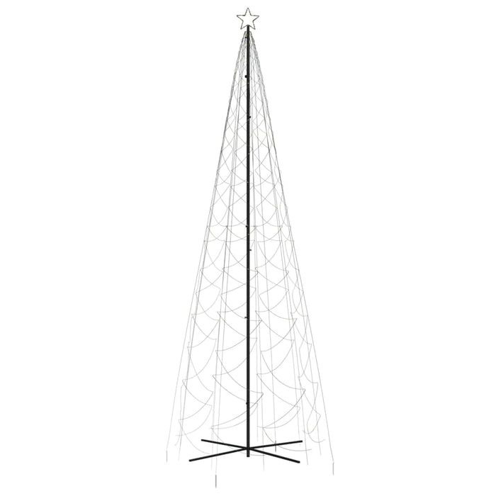 Albero di Natale a Cono Bianco Caldo 1400 LED 160x500 cm 343513