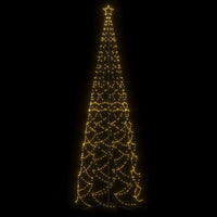 Albero di Natale a Cono Bianco Caldo 1400 LED 160x500 cm 343513