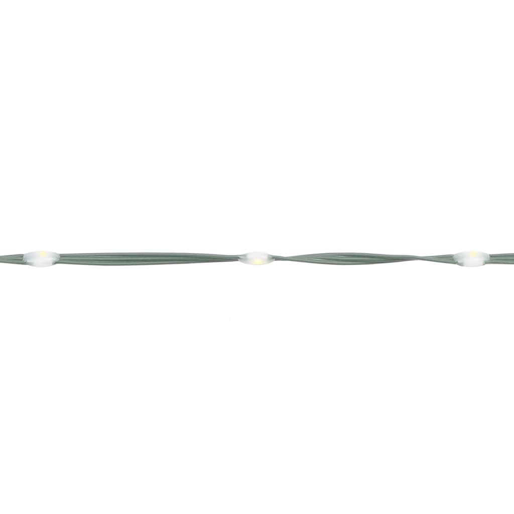 Albero di Natale a Cono Bianco Caldo 1400 LED 160x500 cm 343513